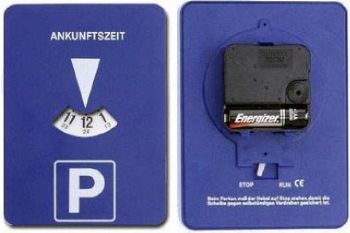   Disque de stationnement automatique avec horloge - pour zone bleue - Parkscheibe - Tarif dégressif