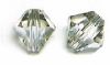 Toupies Swarovski 4mm CRYSTAL SILVER SHADE / 4 perles