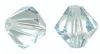 Toupies Swarovski 6mm LIGHT AZORE  Coupe XILION / 10 perles