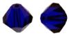 Toupies Swarovski 4mm COBALT XILION / 25 perles