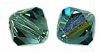 Toupies Swarovski 4mm INDIAN SAPPHIRE AB / 20 perles
