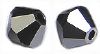 Toupies Swarovski 4mm JET HEMATITE 2X / 15 perles
