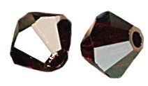 Toupies Swarovski 4mm GARNET SATIN / 20 perles 