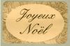 Etiquette Autocollante Rectangulaire JOYEUX NOEL #2 / 15