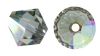 Toupies Swarovski 6mm BLACK DIAMOND AB / 10 perles