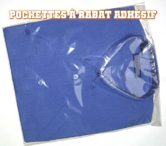 Pochettes Sachet avec fermeture par rabat adhésif 100 X 150 mm / Sachet de 25 