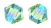 Toupies Swarovski 4mm CHRYSOLITE AB2X / 15 perles