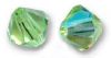 Toupies Swarovski 4mm PERIDOT AB / 31 perles