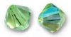 Toupies Swarovski 4mm PERIDOT AB / 20 perles