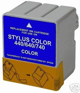 Cartouche encre couleur pour imprimante EPSON 400/600/800/C...