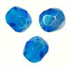 Facettes de Bohème 4mm LIGHT CAPRI BLUE / 50 perles