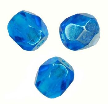 Facettes de Bohème 4mm LIGHT CAPRI BLUE / 50 perles