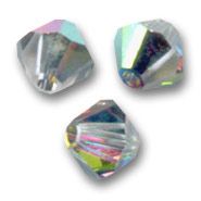 Toupies Swarovski 5mm CRYSTAL VITRAIL MEDIUM / 15 perles