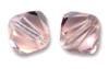 Toupies Swarovski 4mm VINTAGE ROSE / 25 perles