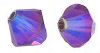 Toupies Swarovski 4mm AMETHYST AB2X Xilion / 10 perles
