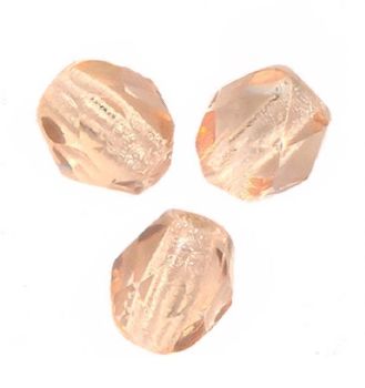 Facettes de Bohème 4mm LIGHT PEACH / 50 perles