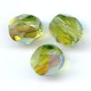 Facettes de Bohème 10mm OLIVINE OLIVE AB / 5 perles