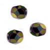 Facettes de Bohème 4mm IRISE BRUN / 50 perles