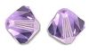 Toupies Swarovski 4mm LIGHT TANZANITE / 25 perles