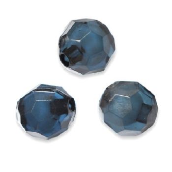 Facettes de Bohème 4mm BLEU MONTANA / 50 perles