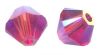 Toupies Swarovski 4mm FUCHSIA AB2X XILION / 25 perles