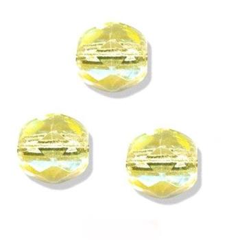 Facettes de Bohème  8mm JONQUILLE JONQUIL AB / 10 perles