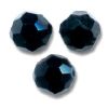 Facettes de Bohème 10mm JET  Noir / 5 perles