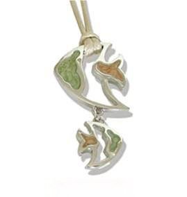 Collier Fantaisie Poissons VERT- Bijoux fantaisie