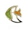 Broche Fantaisie Poisson Vert