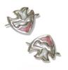 Boucles d'oreille courtes Fantaisie Poisson Rose