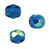 Facettes de Bohème 4mm INDICOLITE AB / 50 perles
