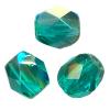 Facettes de Bohème  8mm EMERAUDE EMERALD AB / 10 perles