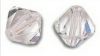 Toupies Swarovski 4mm CRYSTAL XILION / 20 perles
