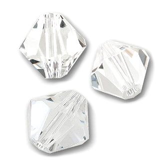 Toupies Swarovski 4mm CRYSTAL  XILION / 20 perles