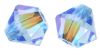 Toupies Swarovski 4mm LIGHT SAPPHIRE AB2X / 25 perles