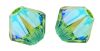 Toupies Swarovski 4mm PERIDOT AB2X / 12 perles