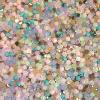 Lot de Toupies Cristal Swarovski 4mm MIX MULTICOLORE PASTELS Mélange de 50 perles / Prix dégressif