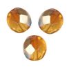 Facettes de Bohème 4mm TOPAZ AB / 50 perles