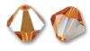 Toupies Swarovski 4mm TOPAZ AB / 20 perles