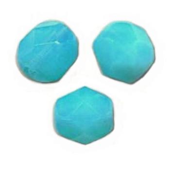 Facettes de Bohème 4mm AQUAMARINE MEDIUM OPAL / 50 perles