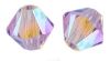 Toupies Swarovski 4mm VIOLET AB2X / 15 perles