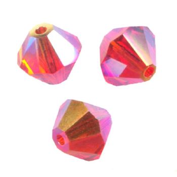 HYACINTH AB2X 15 Perles Toupies 4mm Cristal Swarovski