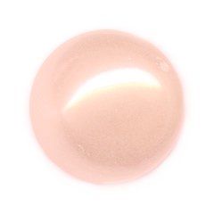 Perle ronde acrylique 14mm Coloris IVOIRE ROSE PALE NACRE - 5 perles