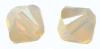 Toupies Swarovski 4mm SAND OPAL AB Xilion / 20 perles