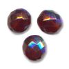 Facettes de Bohème 10mm SMOKED TOPAZ AB / 4 perles