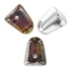 Gouttes GUMDROP en verre 10x7mm CRISTAL HELIOTROPE / 10 perles  * Prix dégressif