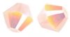 Toupies Swarovski 4mm ROSE ALABASTER AB2X / 19 perles