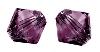 Toupies Swarovski 6mm AMETHYST BLEND Coupe 5328 XILION / 10 perles