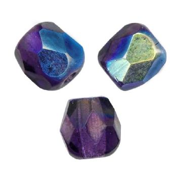 Facettes de Bohème 4mm PURPLE VELVET AB / 50 perles