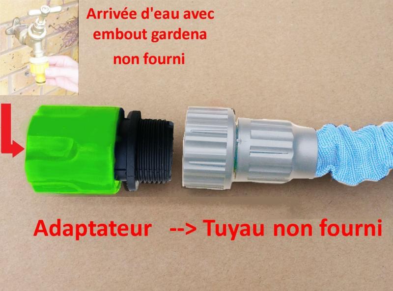 Raccord laiton GK tuyau d'arrosage DN10 à DN38 mm